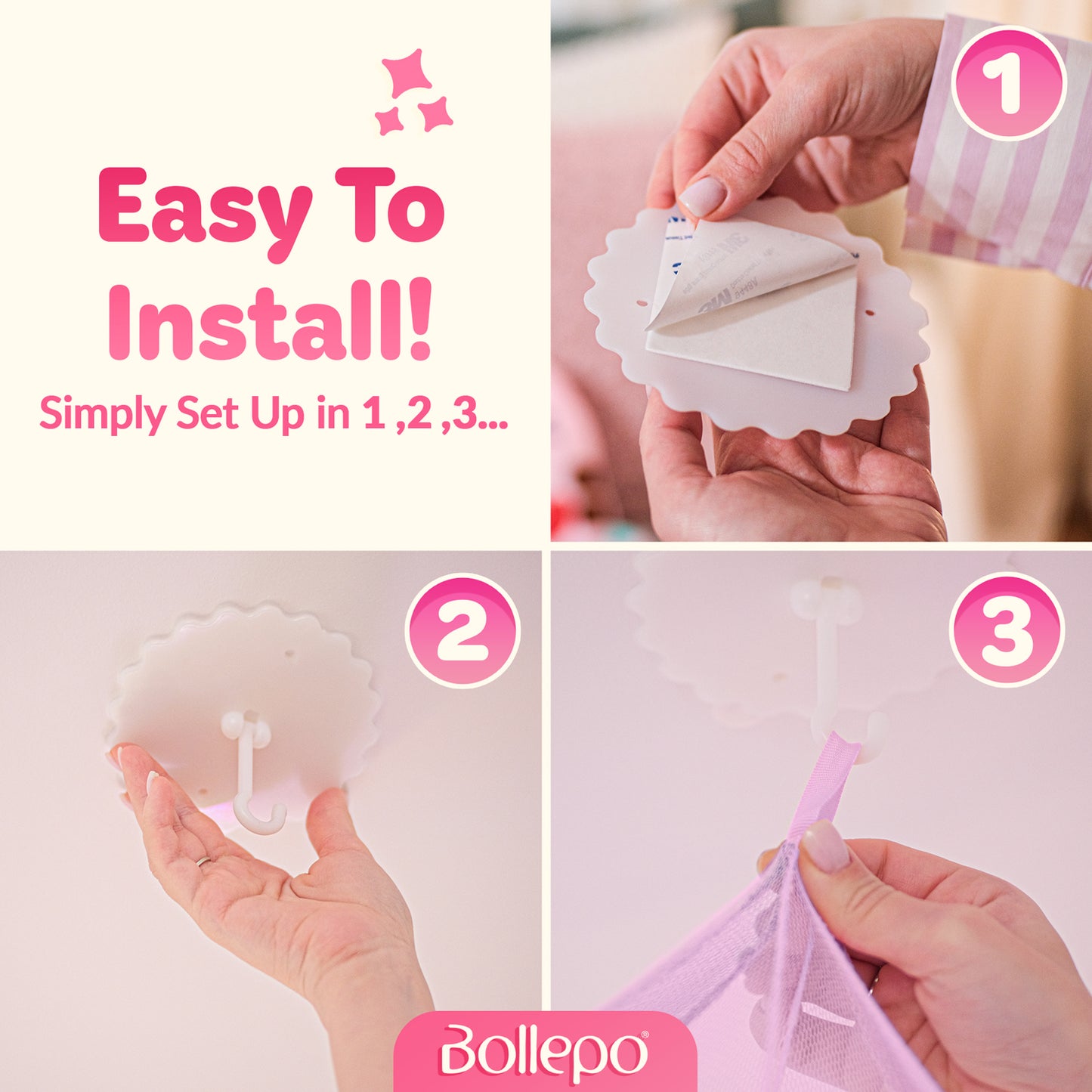 Rainbow Canopy with Stars