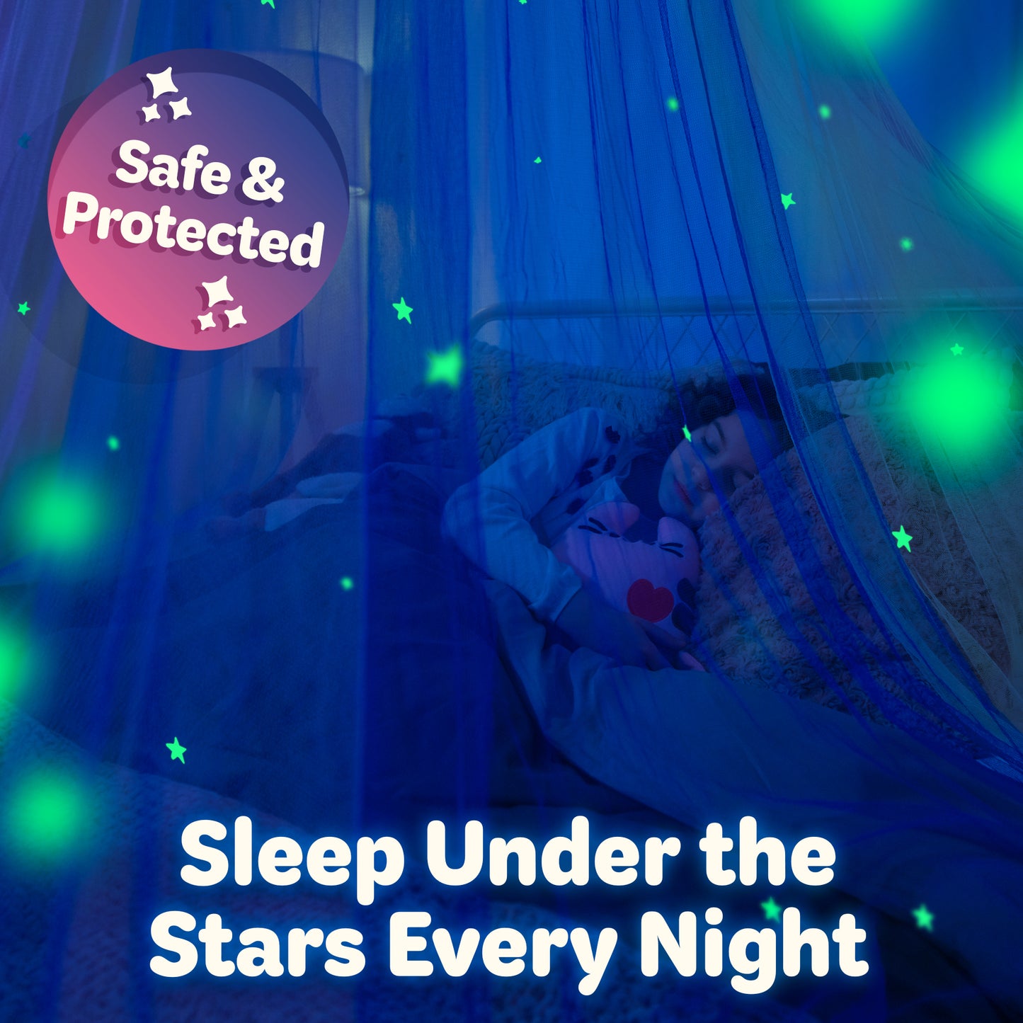 Yellow Canopy with Stars